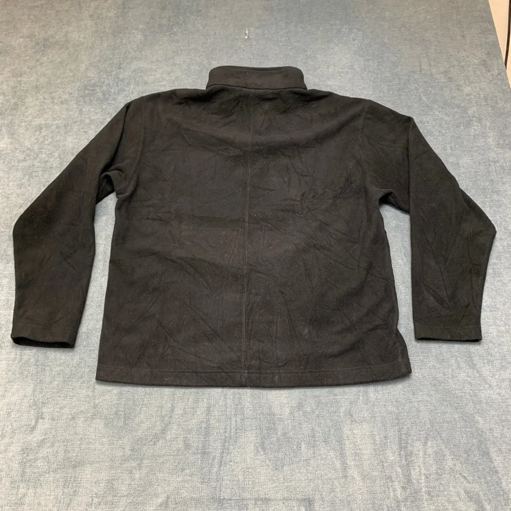 Patagonia Synchilla Shutterfly Fleece Jacket Mens Medium Black Full Zip Outdoor